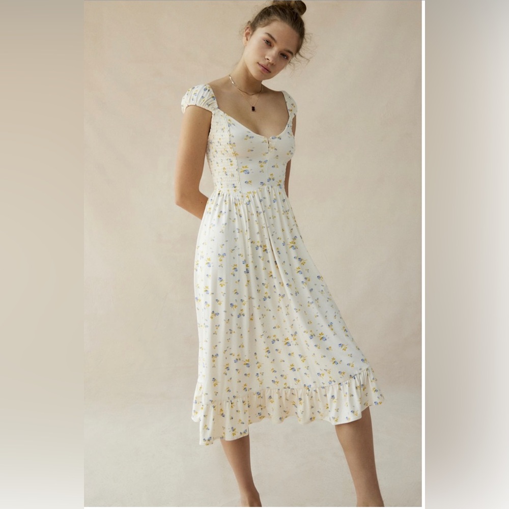 NWOT Urban Outfitters Elenor Midi Dress